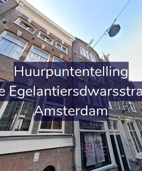 Foto gevel Huurpuntentelling voor Eerste Egelantiersdwarsstraat 64, Amsterdam