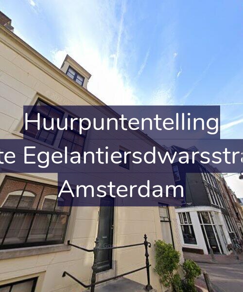 Foto gevel Huurpuntentelling voor Eerste Egelantiersdwarsstraat 5, Amsterdam