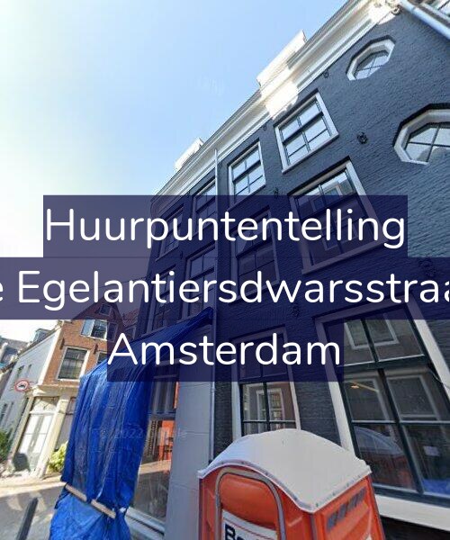 Foto gevel Huurpuntentelling voor Eerste Egelantiersdwarsstraat 7-A, Amsterdam