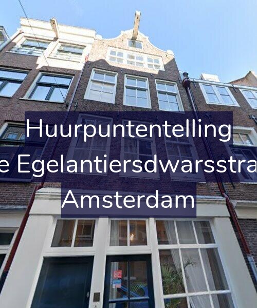 Foto gevel Huurpuntentelling voor Eerste Egelantiersdwarsstraat 13, Amsterdam