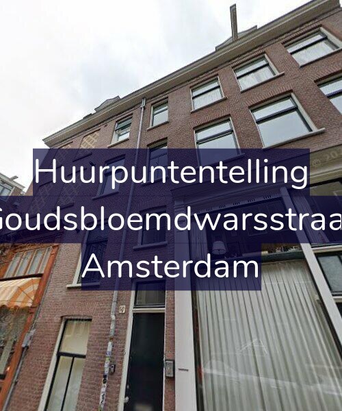 Foto gevel Huurpuntentelling voor Eerste Goudsbloemdwarsstraat 14-A2, Amsterdam
