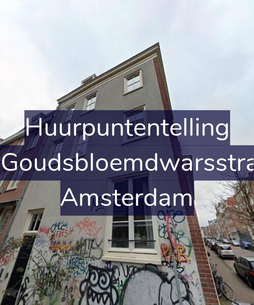 Foto gevel Huurpuntentelling voor Eerste Goudsbloemdwarsstraat 2-C, Amsterdam