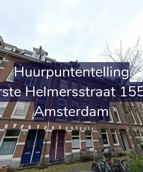 Foto gevel Huurpuntentelling voor Eerste Helmersstraat 155-H, Amsterdam
