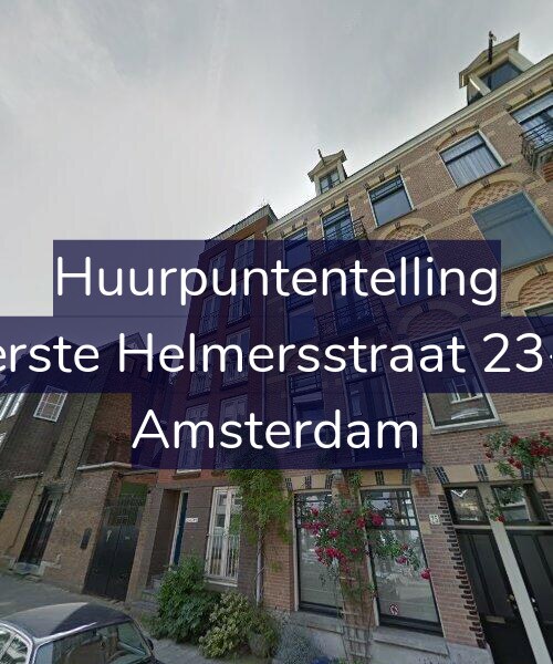 Foto gevel Huurpuntentelling voor Eerste Helmersstraat 23-B, Amsterdam