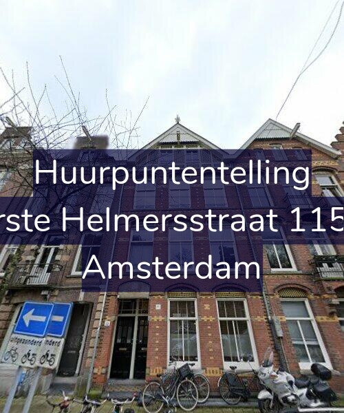 Foto gevel Huurpuntentelling voor Eerste Helmersstraat 115-H, Amsterdam
