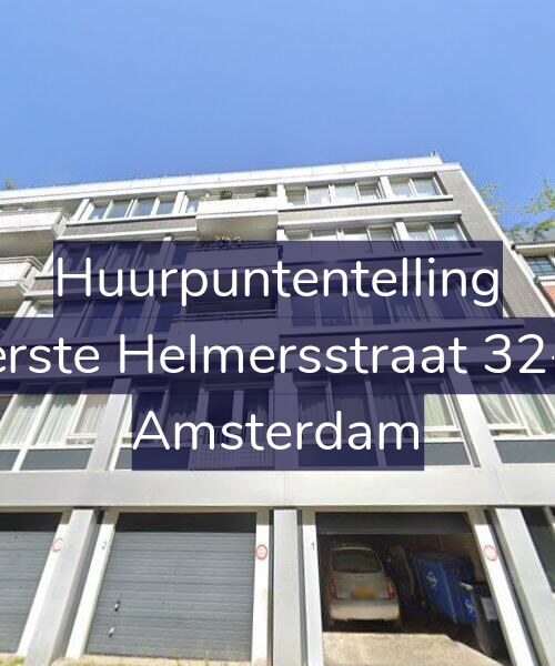 Foto gevel Huurpuntentelling voor Eerste Helmersstraat 32-C, Amsterdam