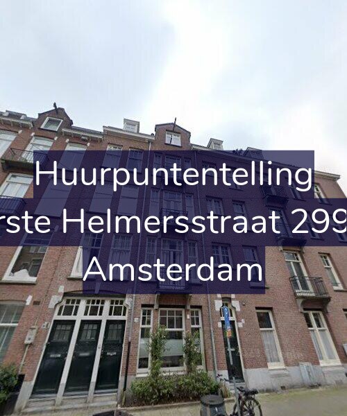 Foto gevel Huurpuntentelling voor Eerste Helmersstraat 299-H, Amsterdam