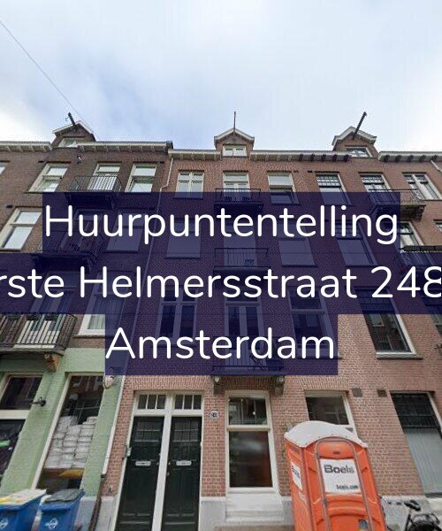 Foto gevel Huurpuntentelling voor Eerste Helmersstraat 248-H, Amsterdam