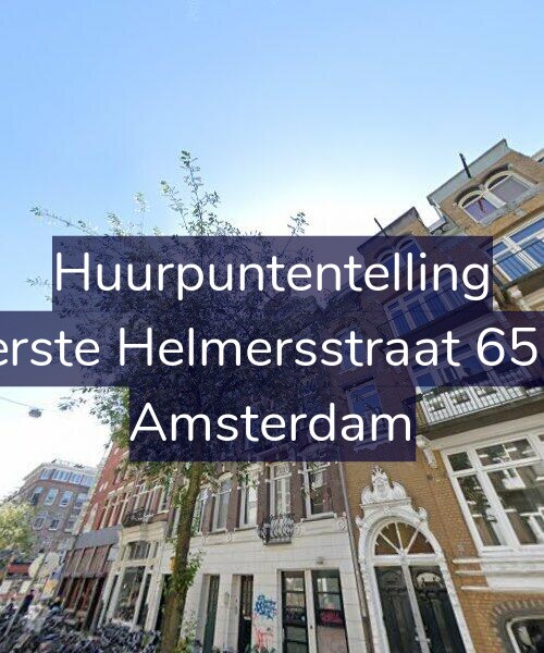Foto gevel Huurpuntentelling voor Eerste Helmersstraat 65-2, Amsterdam