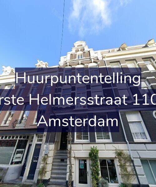 Foto gevel Huurpuntentelling voor Eerste Helmersstraat 110-2, Amsterdam