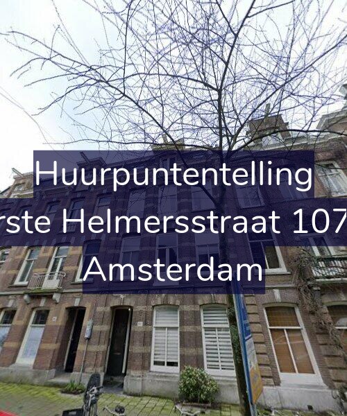 Foto gevel Huurpuntentelling voor Eerste Helmersstraat 107-H, Amsterdam
