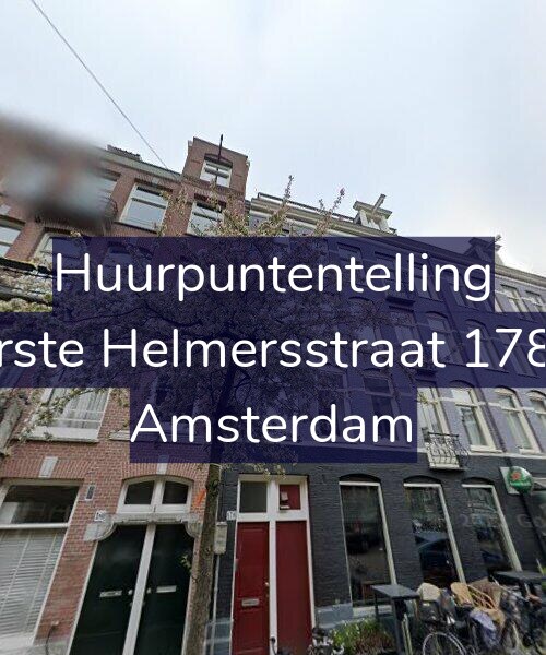 Foto gevel Huurpuntentelling voor Eerste Helmersstraat 178-1, Amsterdam