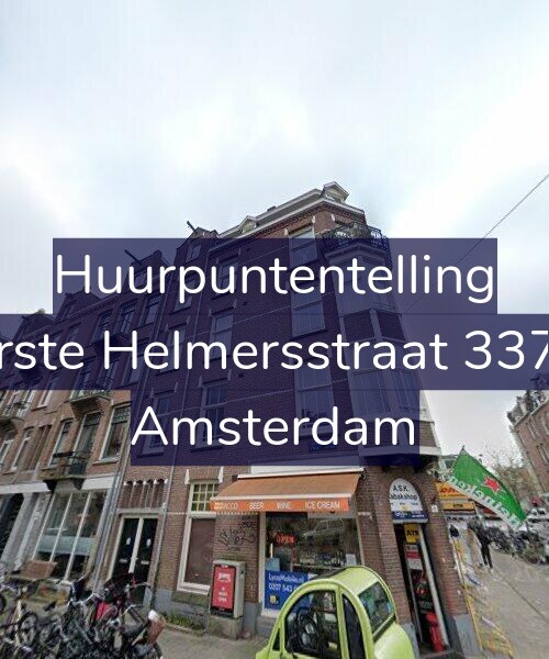 Foto gevel Huurpuntentelling voor Eerste Helmersstraat 337-3, Amsterdam
