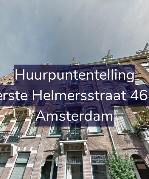 Foto gevel Huurpuntentelling voor Eerste Helmersstraat 46-2, Amsterdam