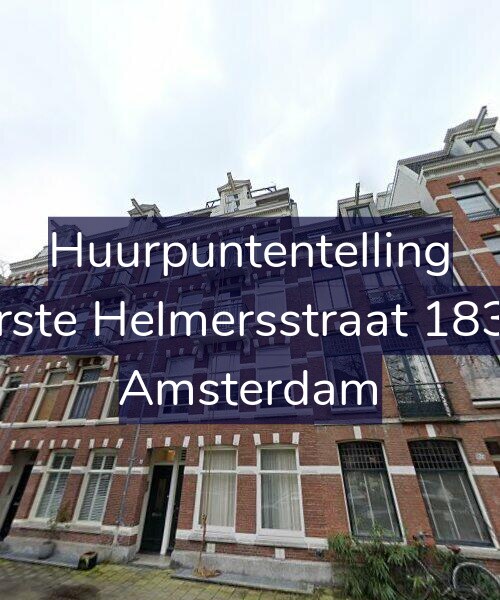 Foto gevel Huurpuntentelling voor Eerste Helmersstraat 183-3, Amsterdam
