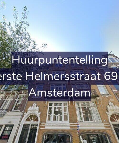 Foto gevel Huurpuntentelling voor Eerste Helmersstraat 69-2, Amsterdam