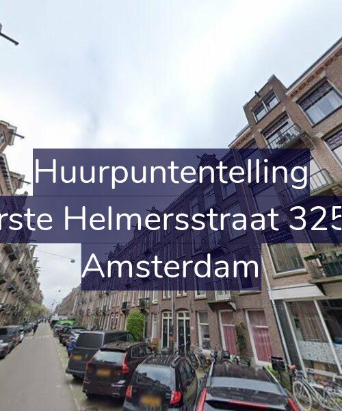 Foto gevel Huurpuntentelling voor Eerste Helmersstraat 325-2, Amsterdam