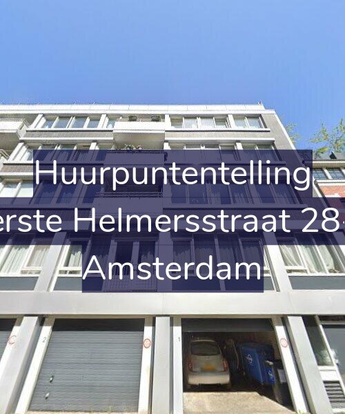 Foto gevel Huurpuntentelling voor Eerste Helmersstraat 28-C, Amsterdam