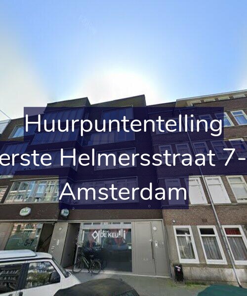 Foto gevel Huurpuntentelling voor Eerste Helmersstraat 7-C, Amsterdam