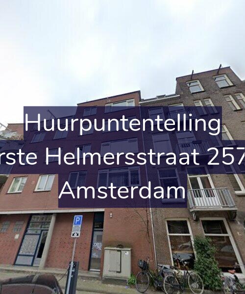 Foto gevel Huurpuntentelling voor Eerste Helmersstraat 257-K, Amsterdam