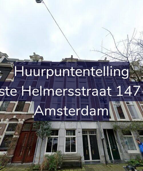 Foto gevel Huurpuntentelling voor Eerste Helmersstraat 147-2A, Amsterdam