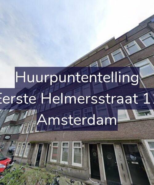 Foto gevel Huurpuntentelling voor Eerste Helmersstraat 11, Amsterdam
