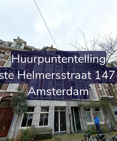 Foto gevel Huurpuntentelling voor Eerste Helmersstraat 147-3V, Amsterdam