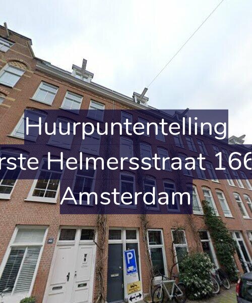 Foto gevel Huurpuntentelling voor Eerste Helmersstraat 166-2, Amsterdam