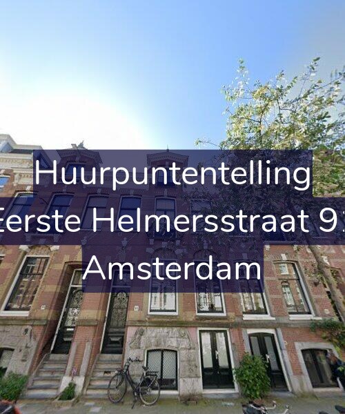 Foto gevel Huurpuntentelling voor Eerste Helmersstraat 91, Amsterdam