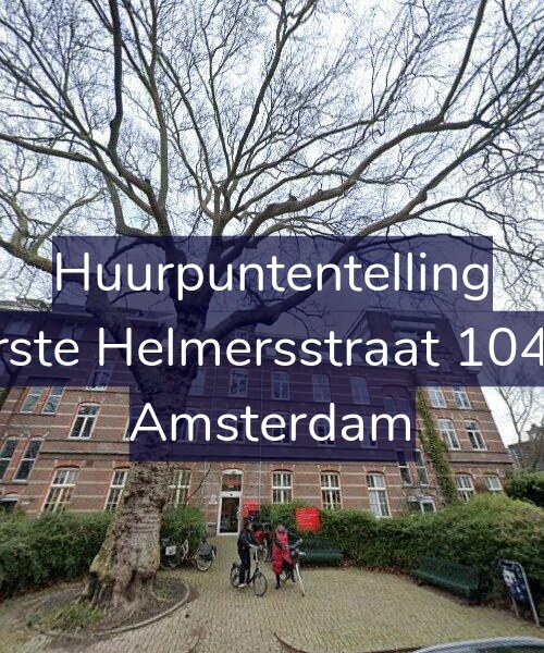 Foto gevel Huurpuntentelling voor Eerste Helmersstraat 104-N, Amsterdam