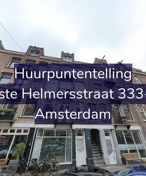 Foto gevel Huurpuntentelling voor Eerste Helmersstraat 333-4A, Amsterdam