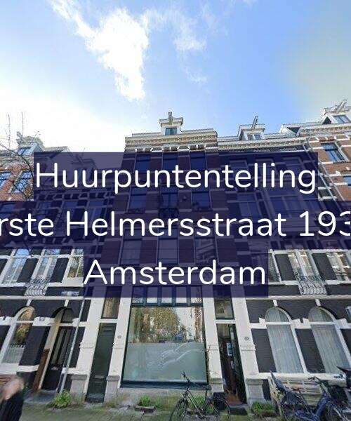 Foto gevel Huurpuntentelling voor Eerste Helmersstraat 193-3, Amsterdam