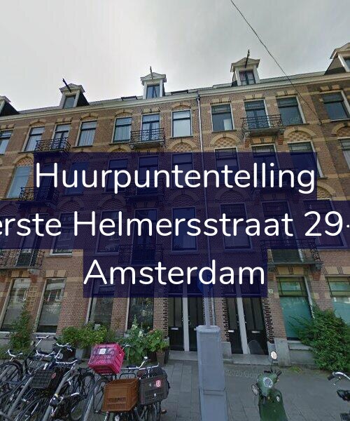 Foto gevel Huurpuntentelling voor Eerste Helmersstraat 29-H, Amsterdam