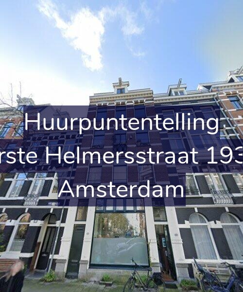 Foto gevel Huurpuntentelling voor Eerste Helmersstraat 193-2, Amsterdam