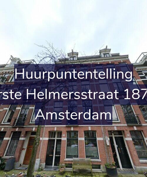Foto gevel Huurpuntentelling voor Eerste Helmersstraat 187-H, Amsterdam
