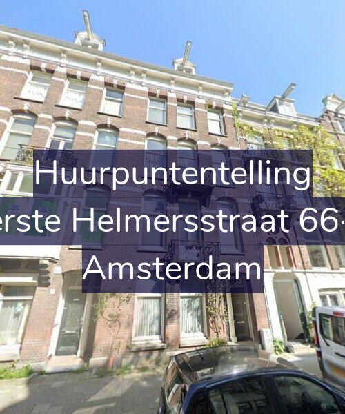 Foto gevel Huurpuntentelling voor Eerste Helmersstraat 66-H, Amsterdam
