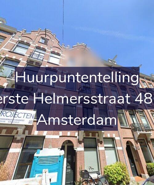Foto gevel Huurpuntentelling voor Eerste Helmersstraat 48-4, Amsterdam