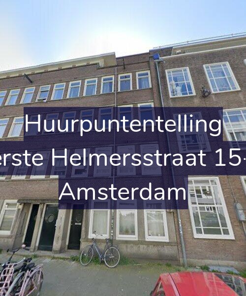 Foto gevel Huurpuntentelling voor Eerste Helmersstraat 15-H, Amsterdam