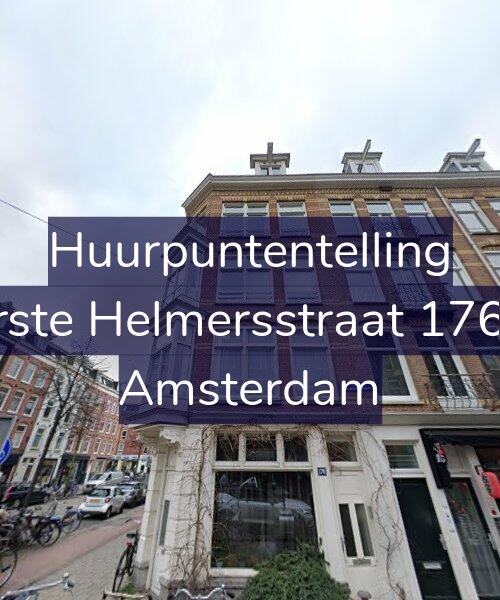 Foto gevel Huurpuntentelling voor Eerste Helmersstraat 176-H, Amsterdam