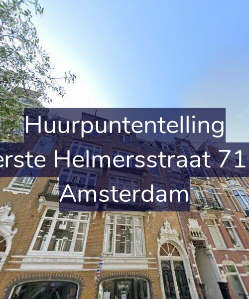 Foto gevel Huurpuntentelling voor Eerste Helmersstraat 71-2, Amsterdam