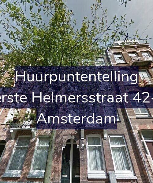 Foto gevel Huurpuntentelling voor Eerste Helmersstraat 42-H, Amsterdam
