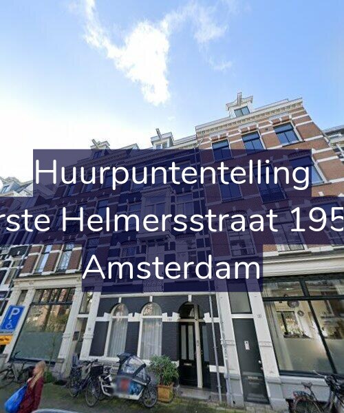 Foto gevel Huurpuntentelling voor Eerste Helmersstraat 195-H, Amsterdam