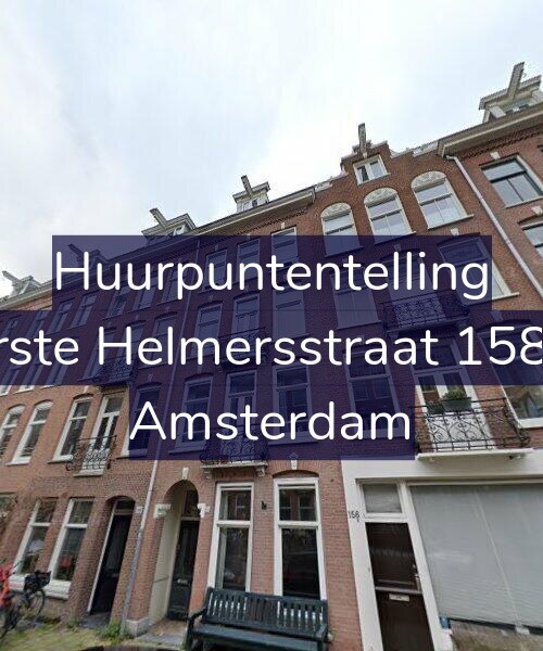 Foto gevel Huurpuntentelling voor Eerste Helmersstraat 158-H, Amsterdam