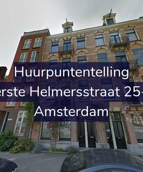 Foto gevel Huurpuntentelling voor Eerste Helmersstraat 25-H, Amsterdam