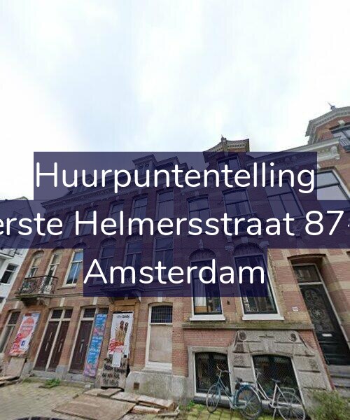 Foto gevel Huurpuntentelling voor Eerste Helmersstraat 87-C, Amsterdam