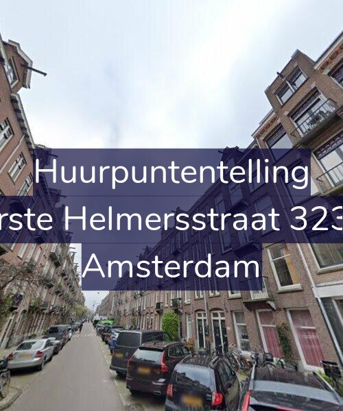 Foto gevel Huurpuntentelling voor Eerste Helmersstraat 323-2, Amsterdam