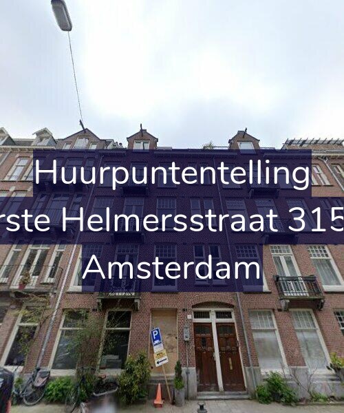 Foto gevel Huurpuntentelling voor Eerste Helmersstraat 315-H, Amsterdam