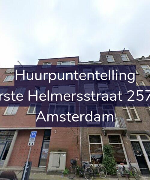 Foto gevel Huurpuntentelling voor Eerste Helmersstraat 257-E, Amsterdam