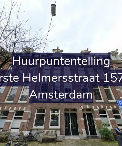 Foto gevel Huurpuntentelling voor Eerste Helmersstraat 157-2, Amsterdam