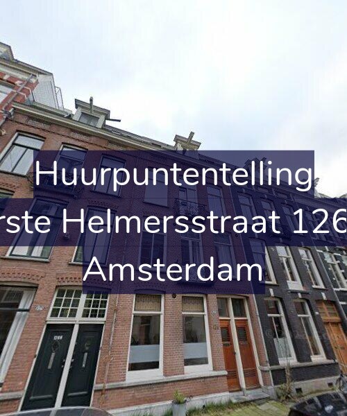 Foto gevel Huurpuntentelling voor Eerste Helmersstraat 126-H, Amsterdam